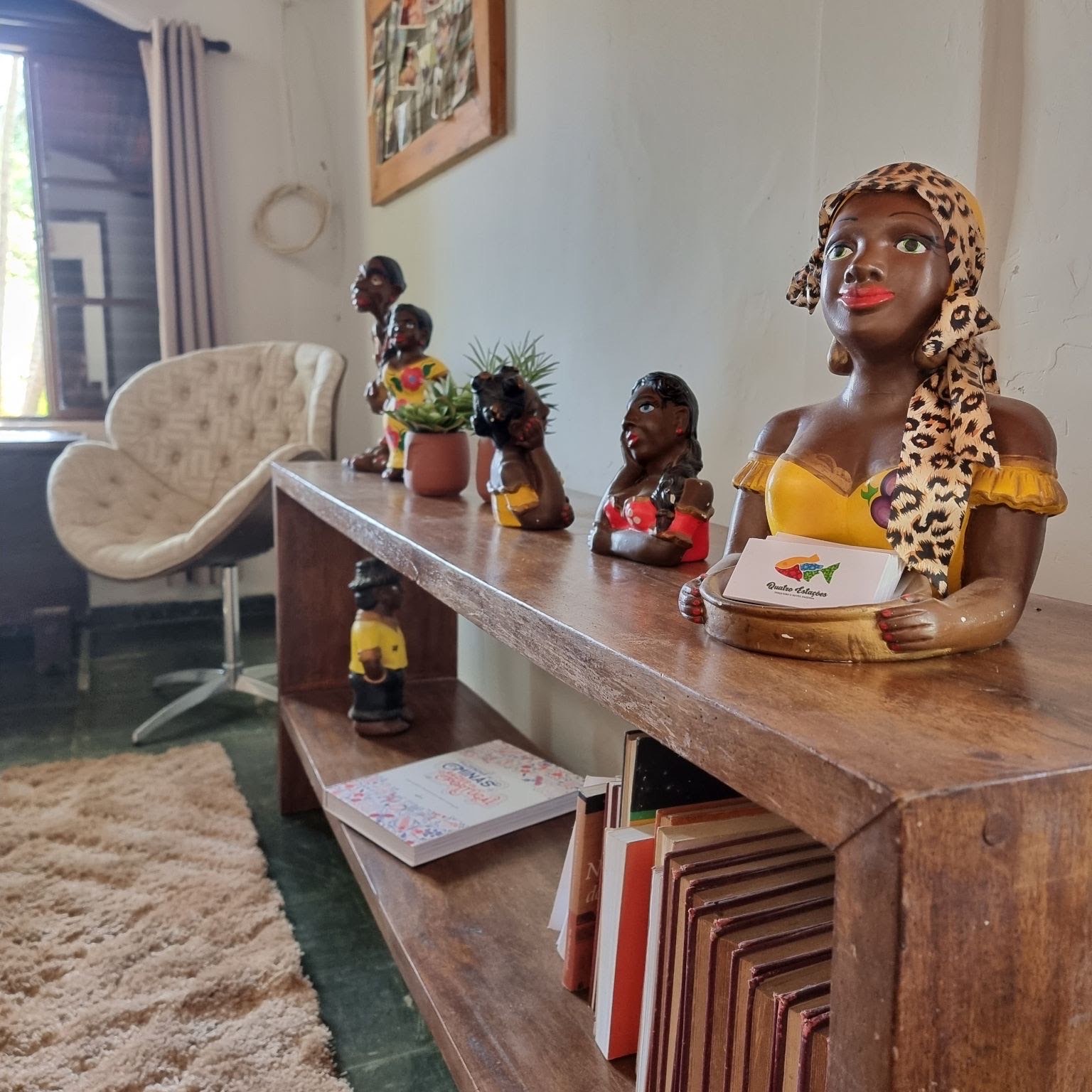 Decoração interna da Vila Quatro Estações